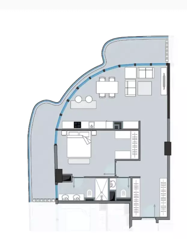 صورة مخطط ارضية الوحدة