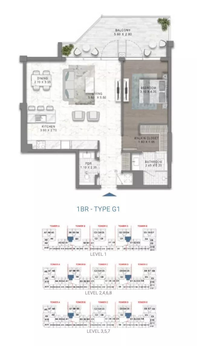 Unit floor plan image