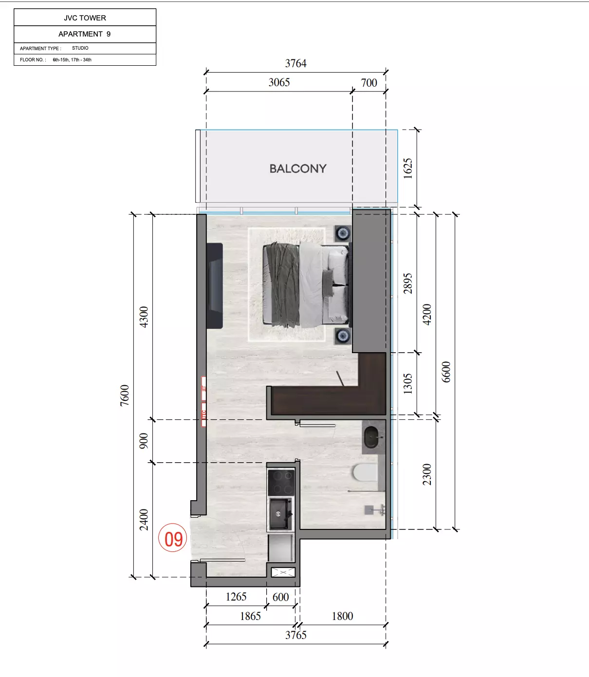 Unit floor plan image