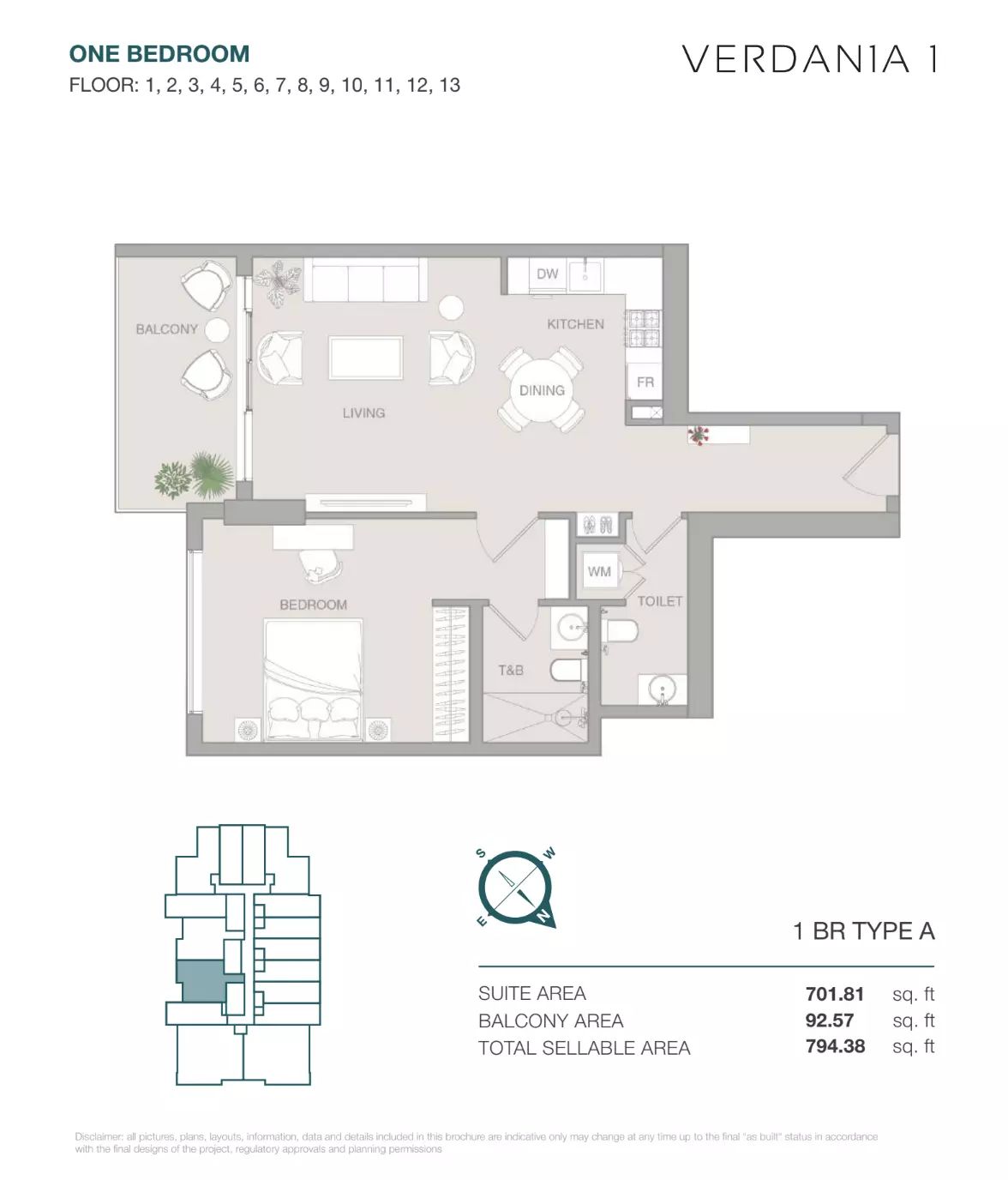 Unit floor plan image