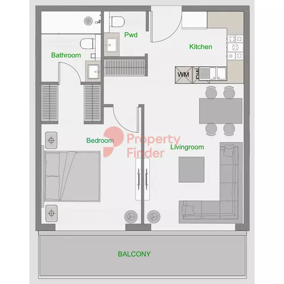 The Central Downtown - Type 2 ,Tower D Floor Plan