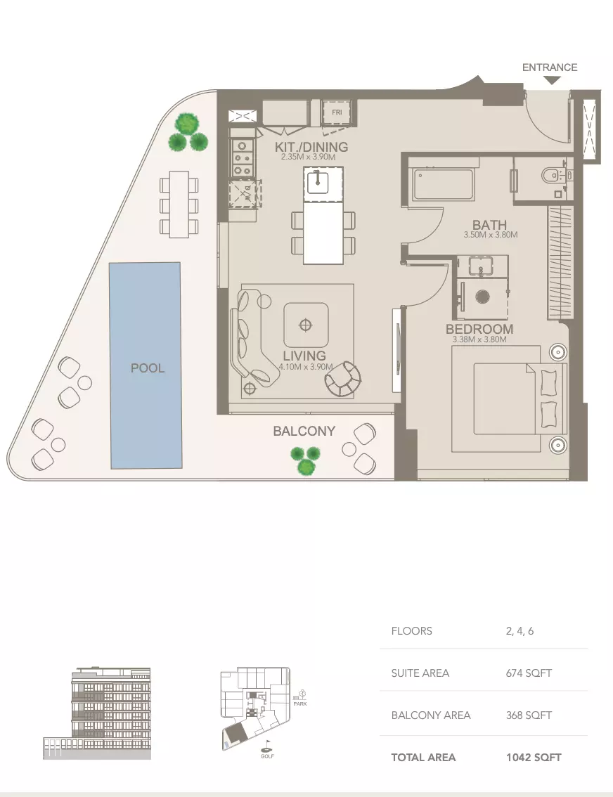 Unit floor plan image