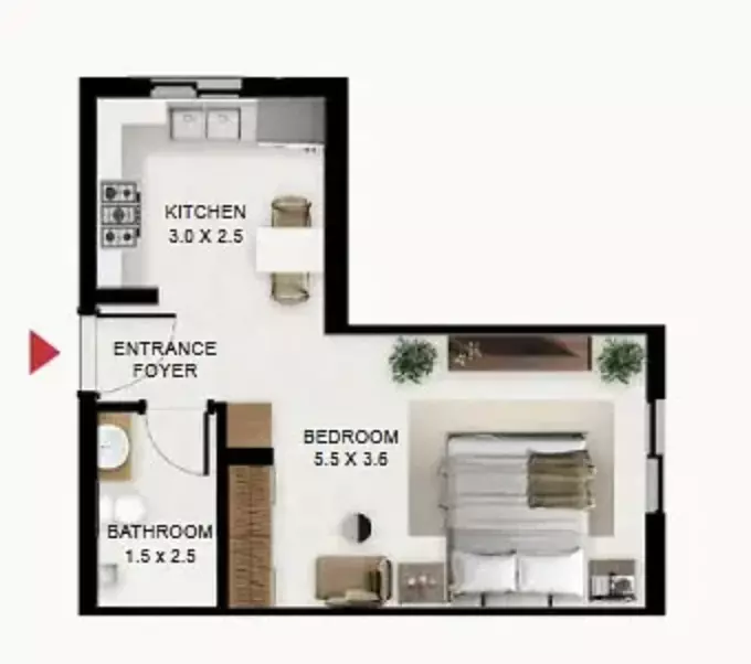 Unit floor plan image