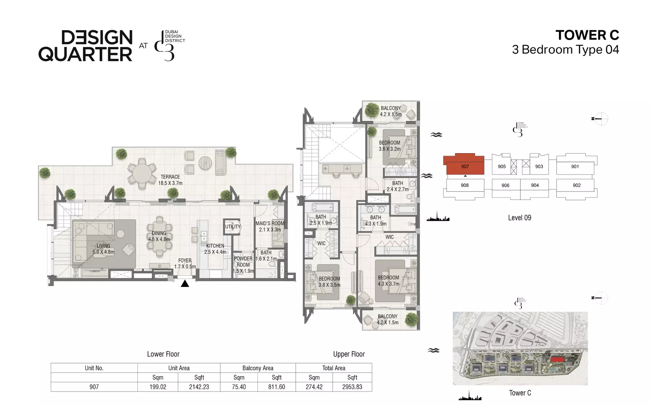 Design Quarter Type 04 Variant 2, 3 beds