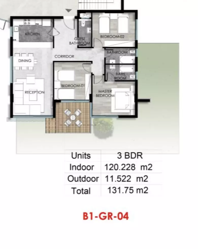 Unit floor plan image