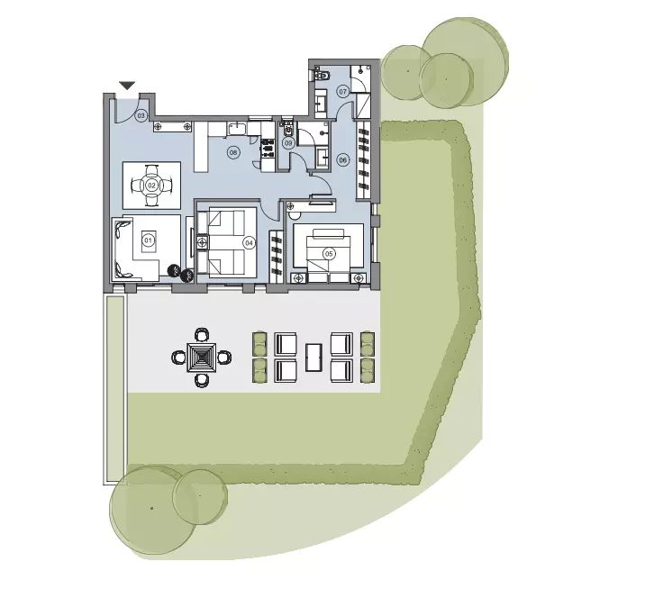 Unit floor plan image