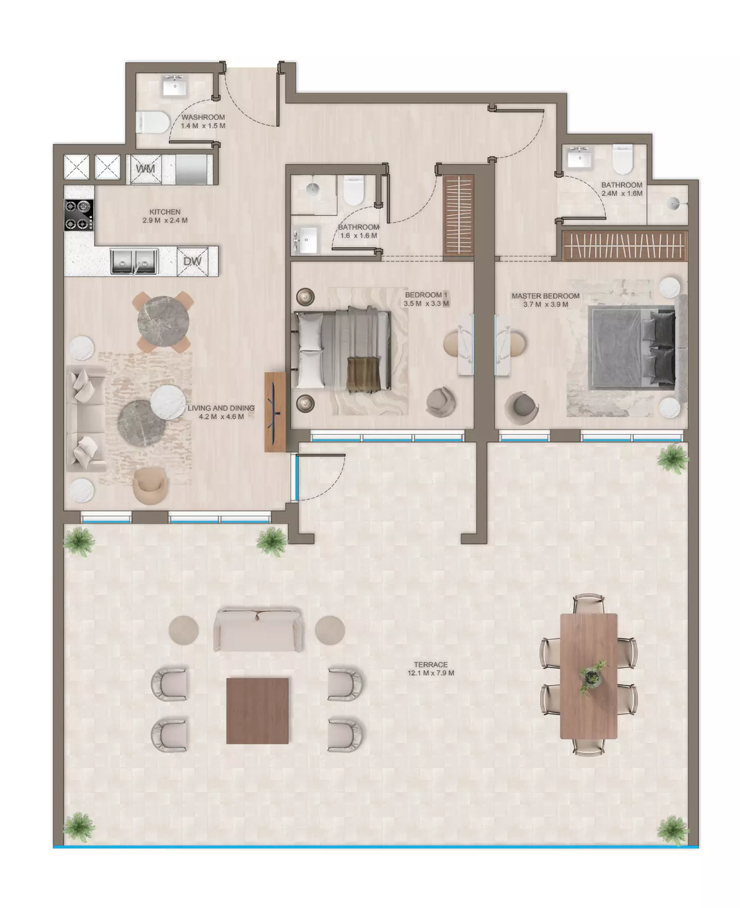 Unit floor plan image
