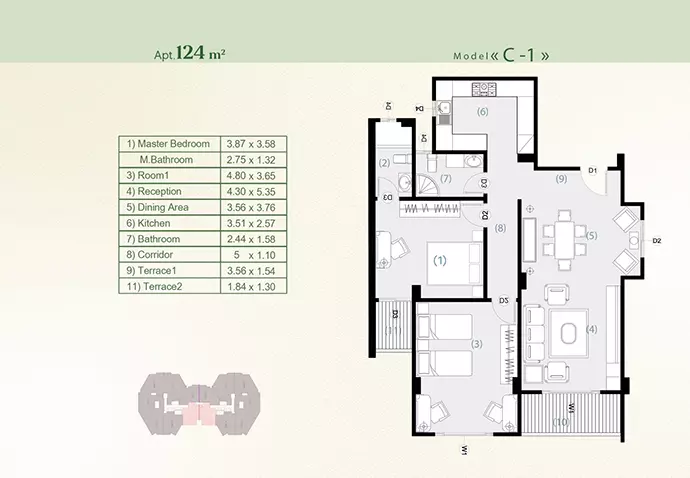 Unit floor plan image