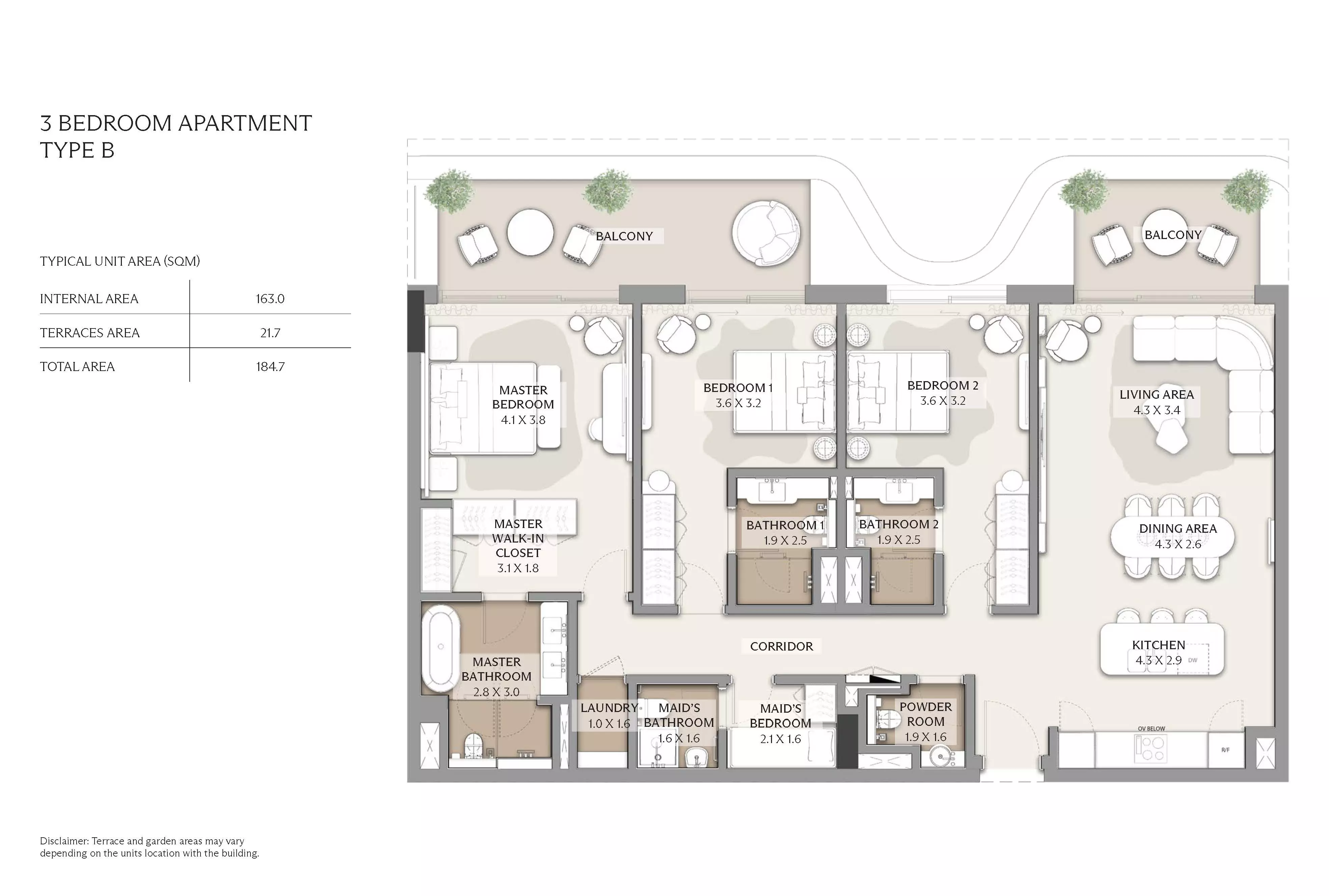 Unit floor plan image