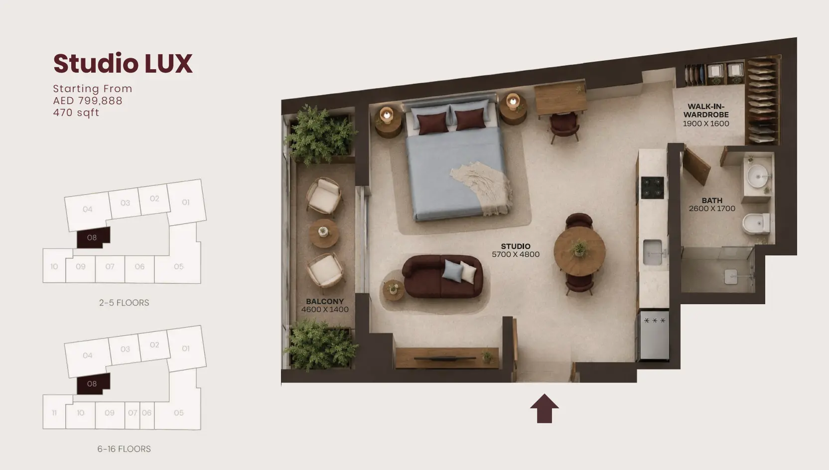 Unit floor plan image