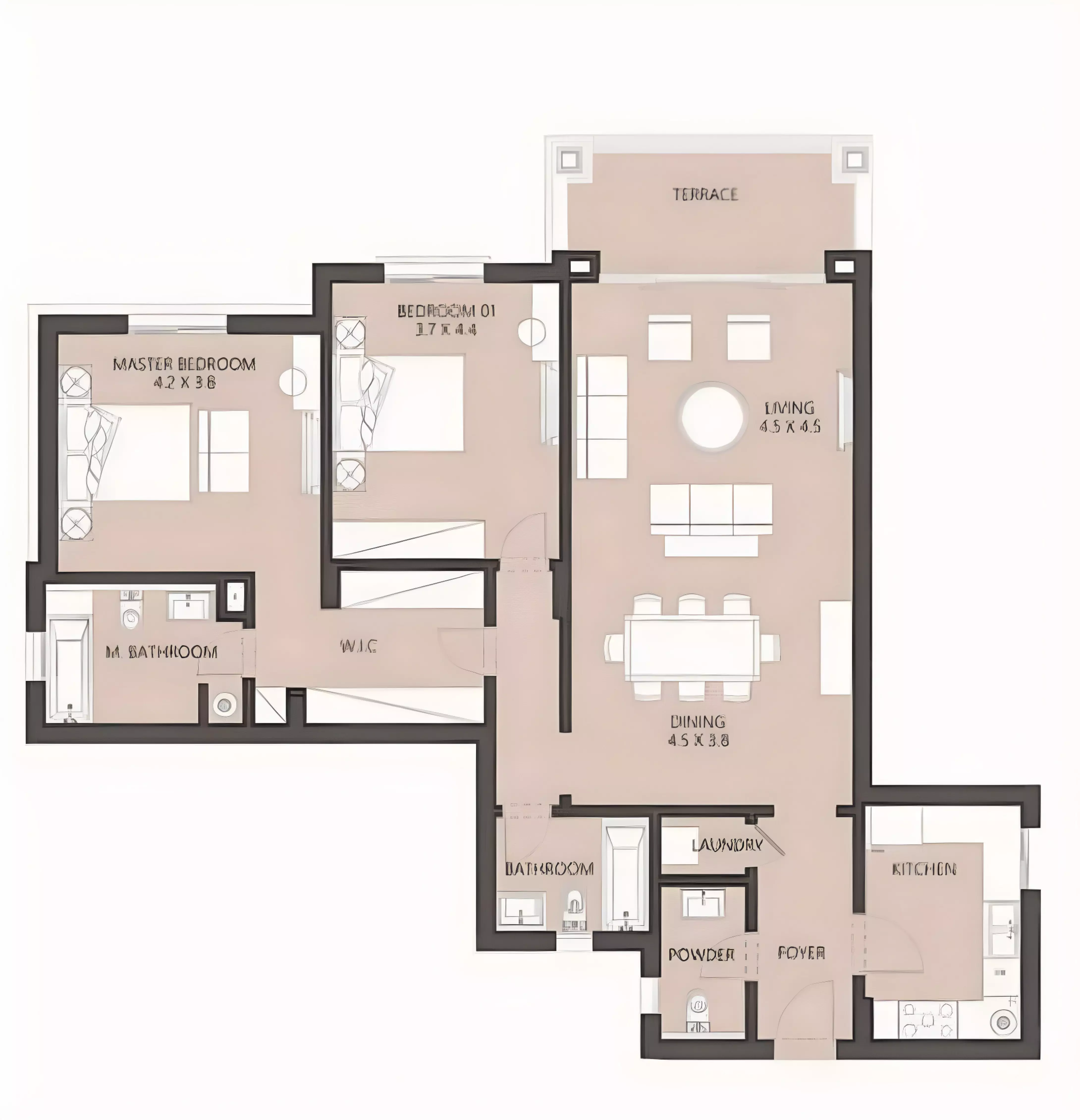 Unit floor plan image