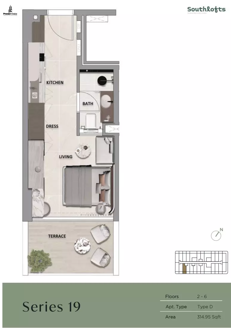 Unit floor plan image