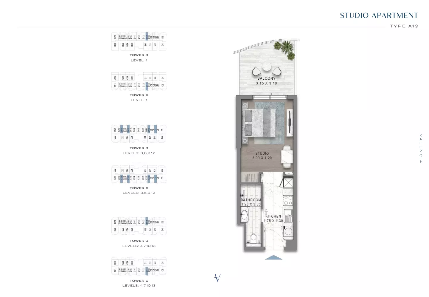 Unit floor plan image