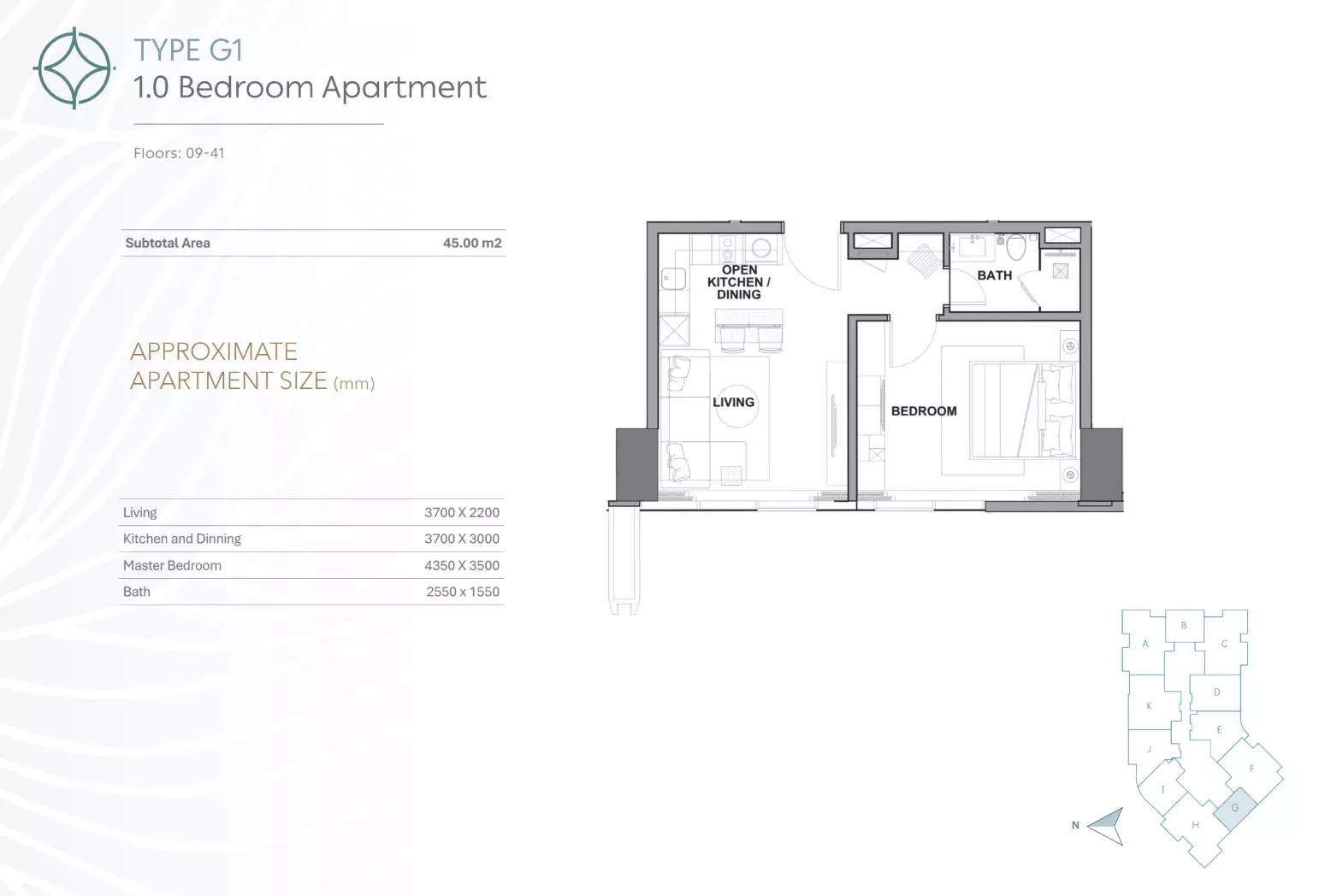 Unit floor plan image