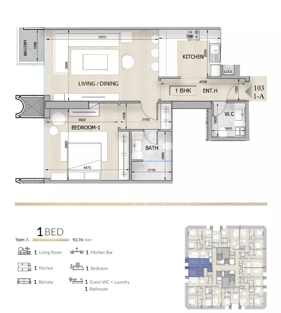 Unit floor plan image
