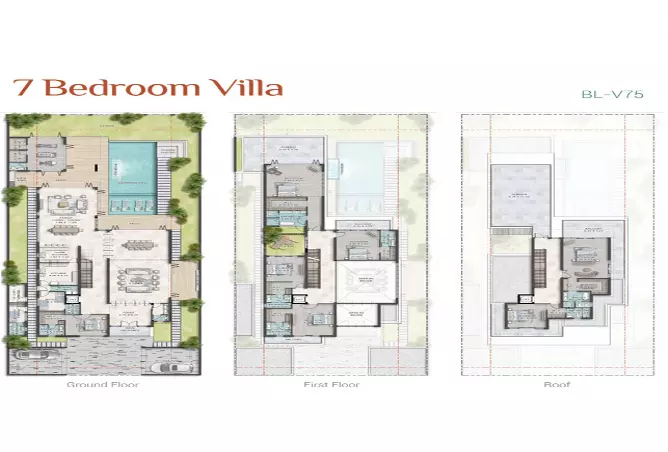 Portofino — 7BR floor plan