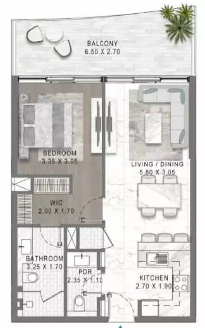Unit floor plan image