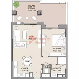 Asayel Type A Level G, 1 bed