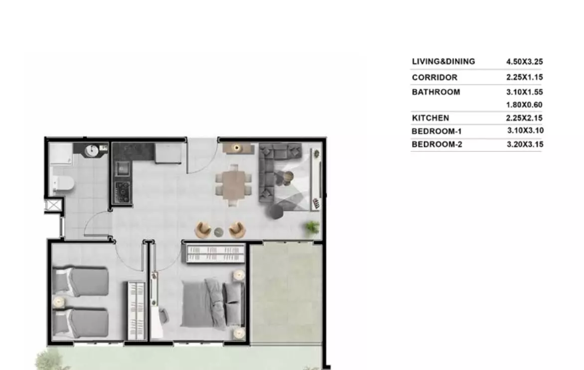 Unit floor plan image