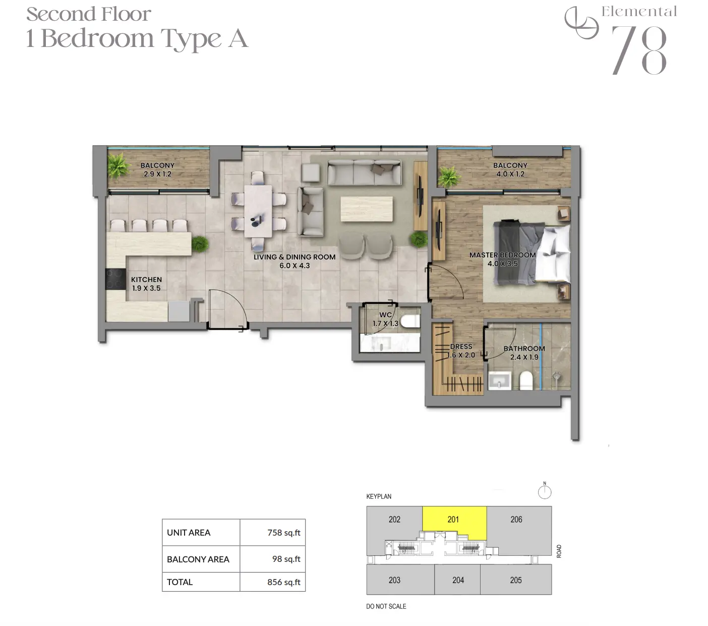Elemental 78 - Type A Floor Plan