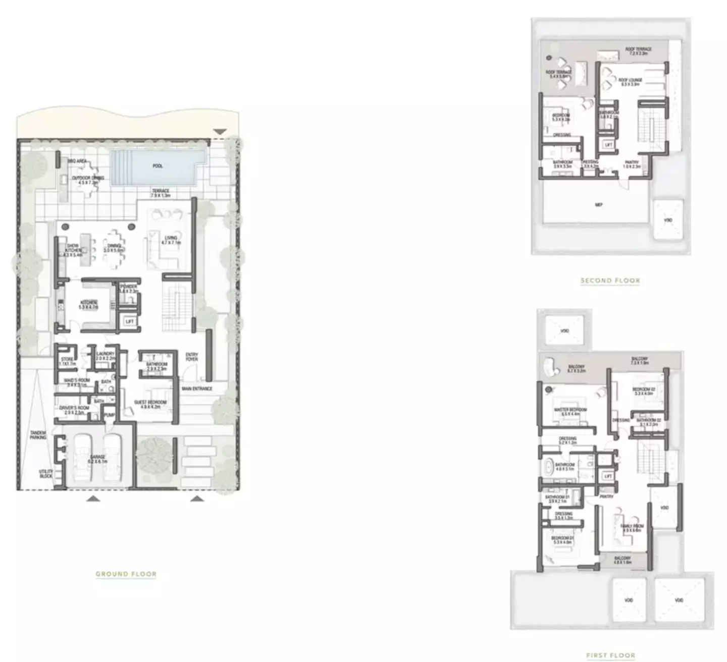 صورة مخطط ارضية الوحدة