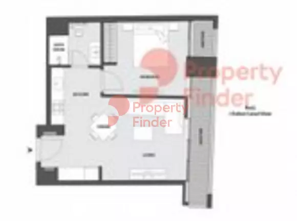 15 Northside Tower B Unit 201, Second Floor, 1 bed