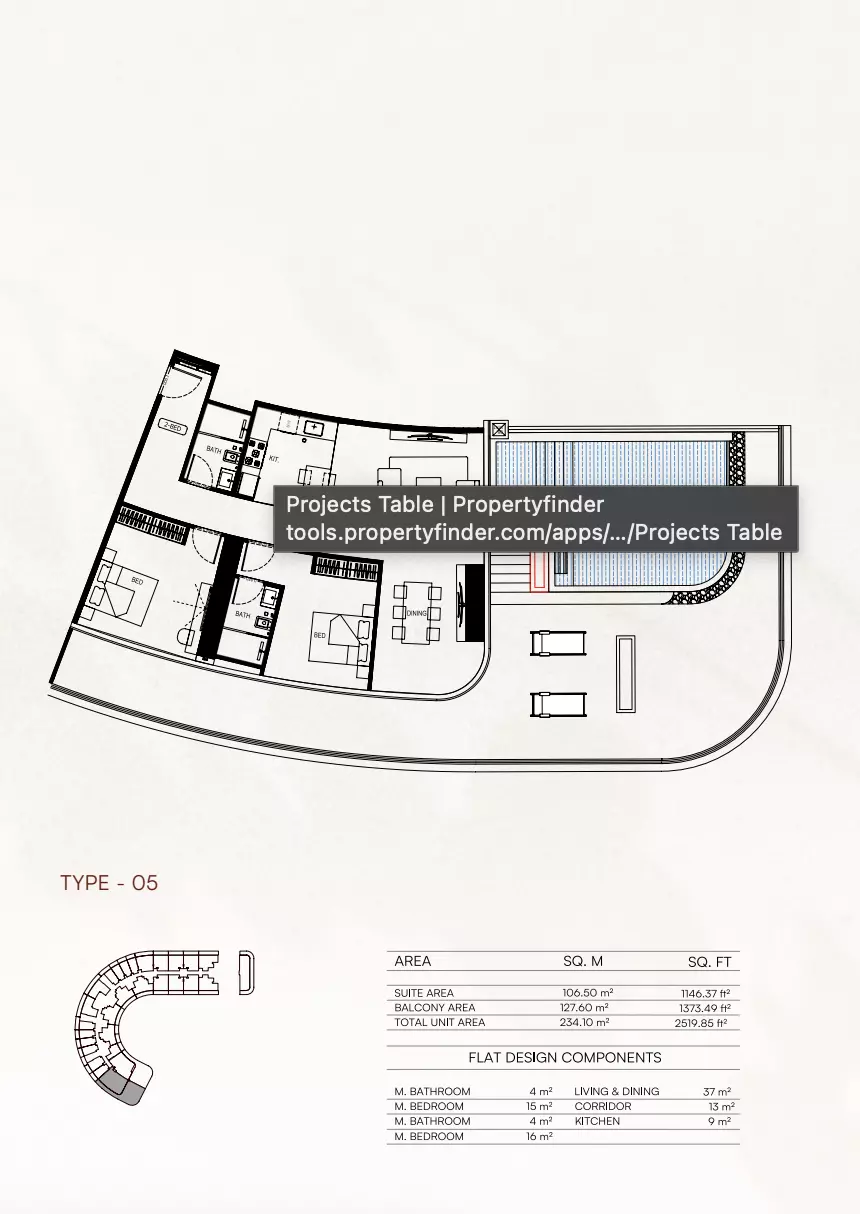 Unit floor plan image