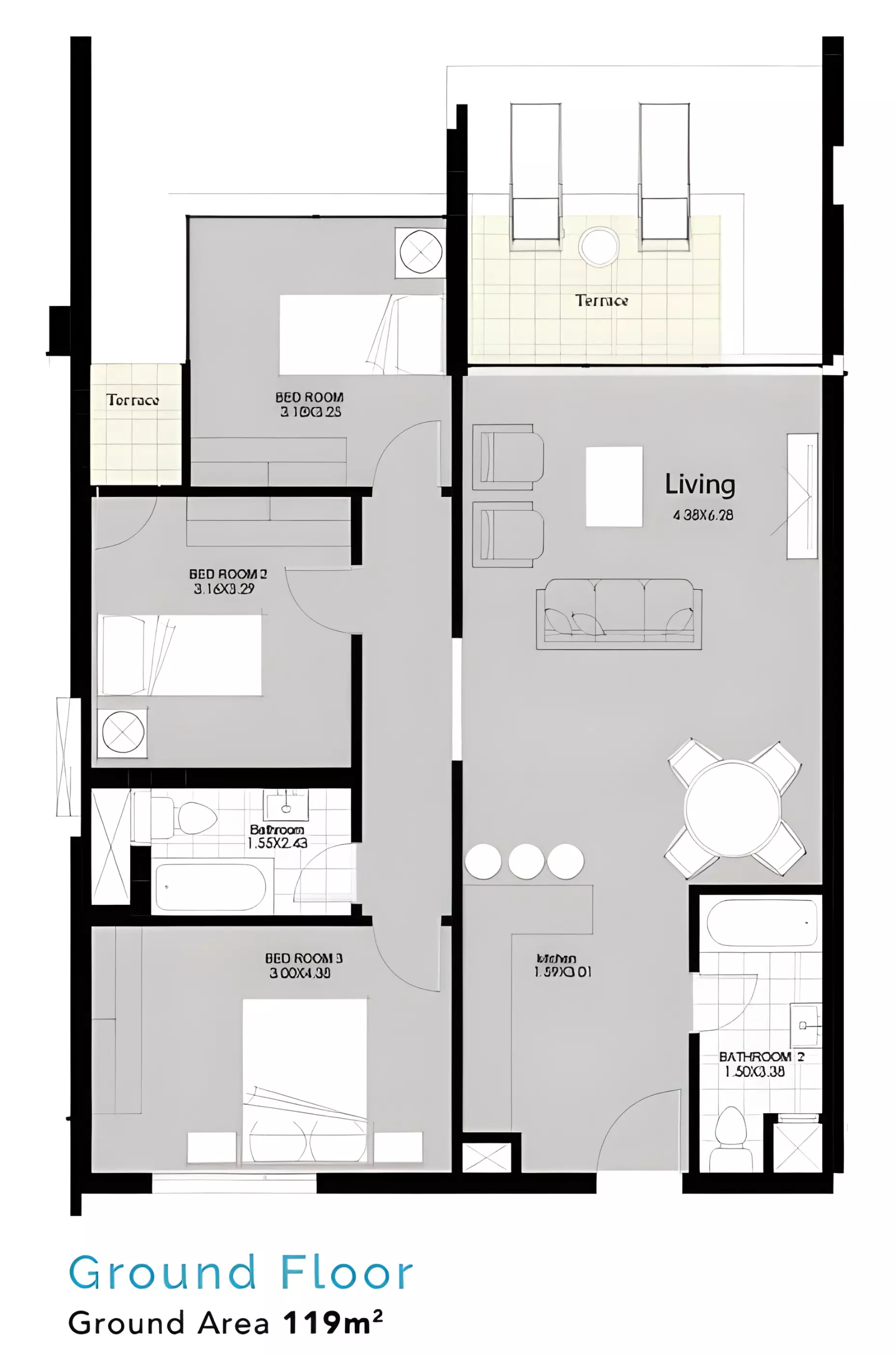 Unit floor plan image