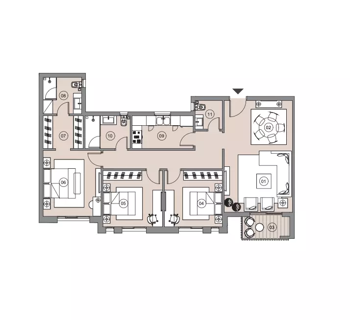 Unit floor plan image