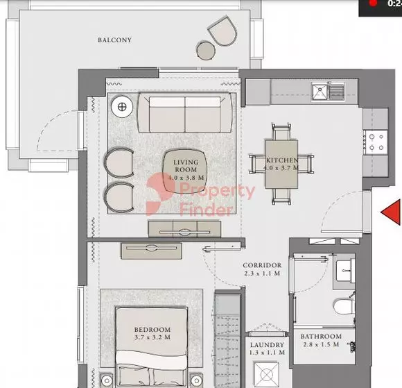Orchid At Creek Beach Building 2 Unit 02, 1 bed