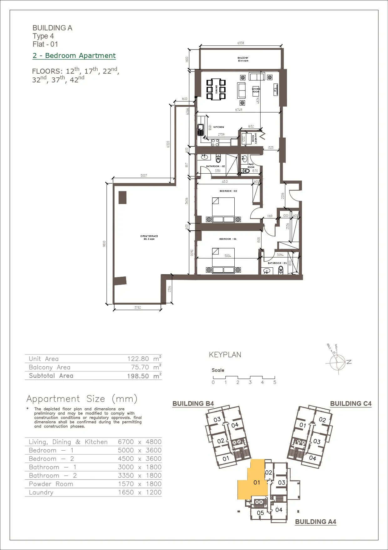 Unit floor plan image