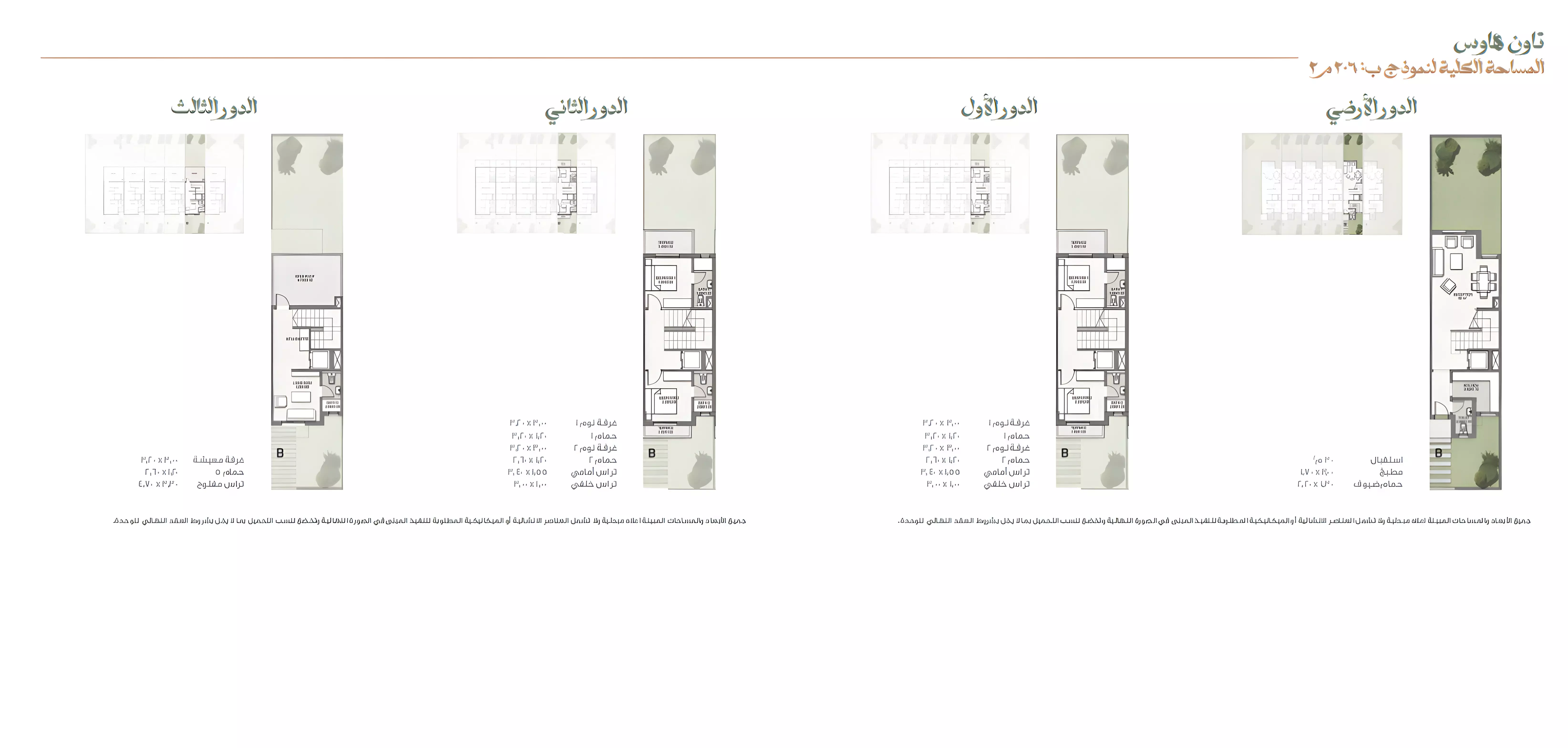 صورة مخطط ارضية الوحدة