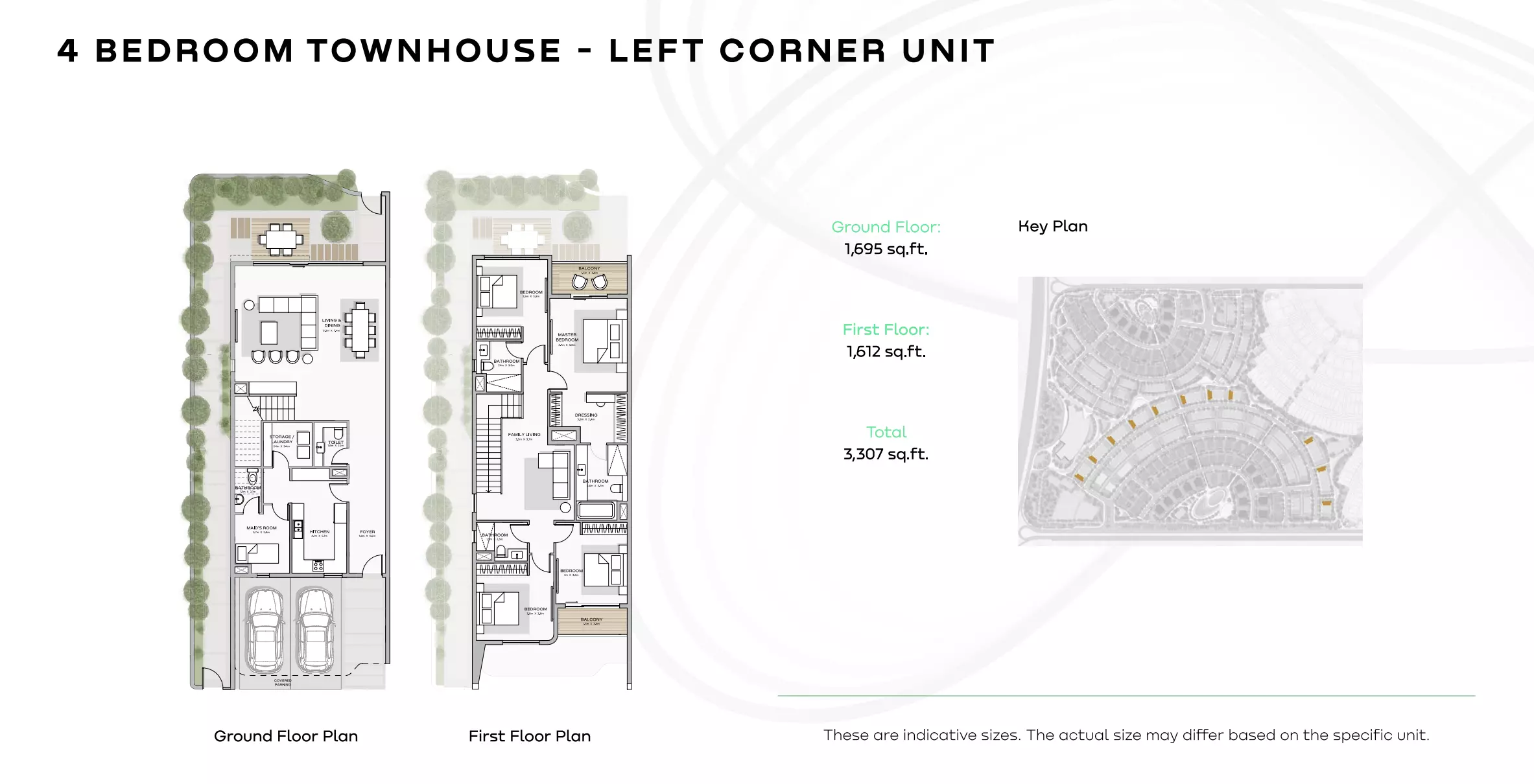 صورة مخطط ارضية الوحدة