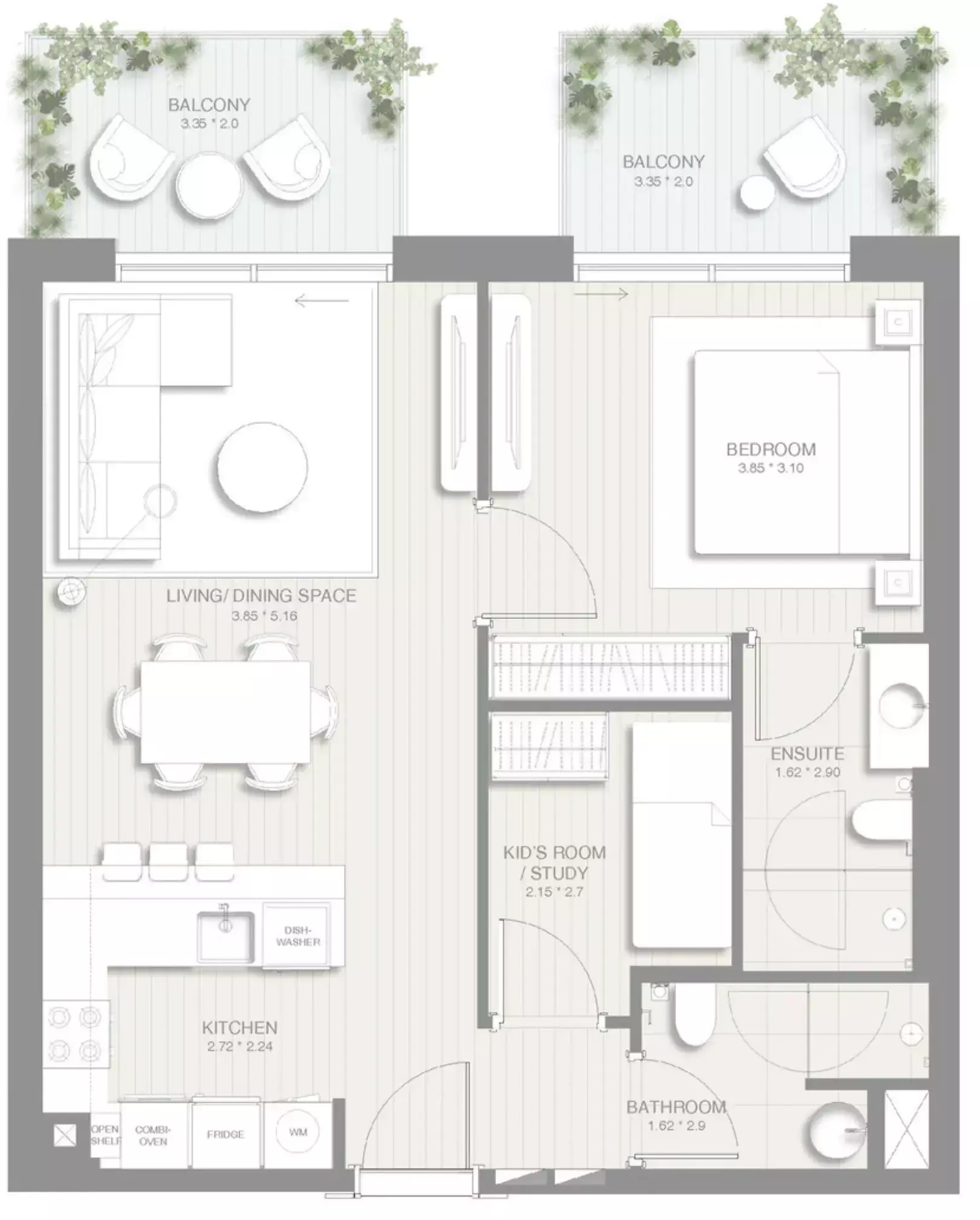 Unit floor plan image