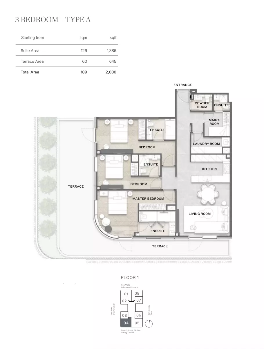 Unit floor plan image