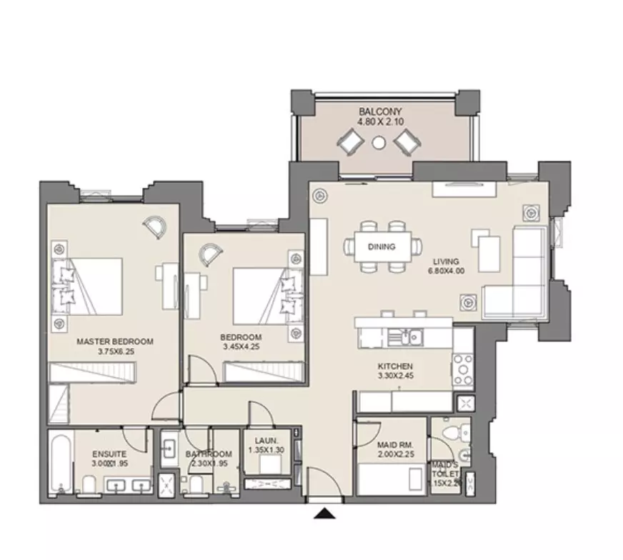 Jadeel at Madinat Jumeirah Living By Meraas Holding B11-Type B, Level 1, Unit No-102, 2 beds