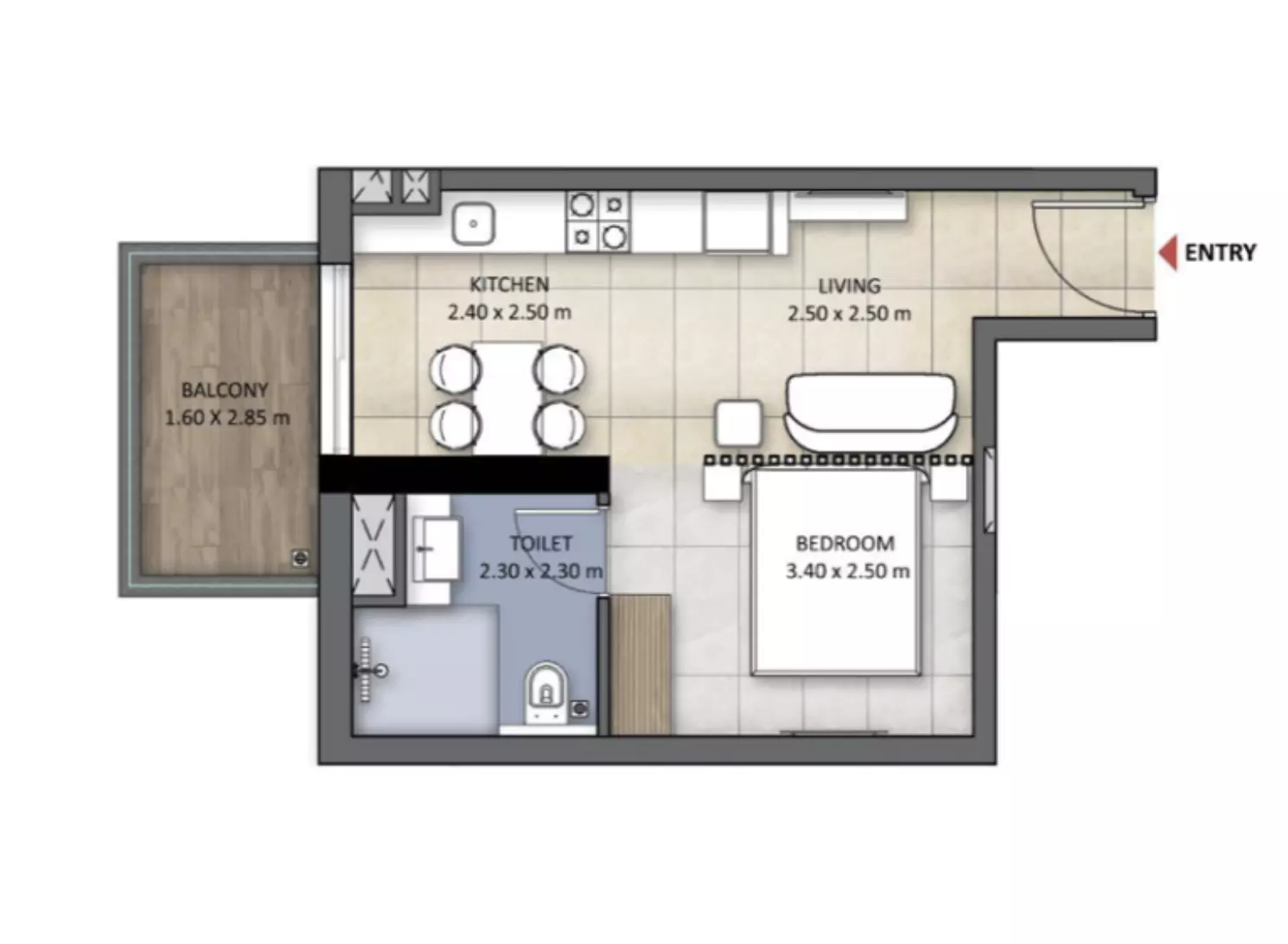 صورة مخطط ارضية الوحدة