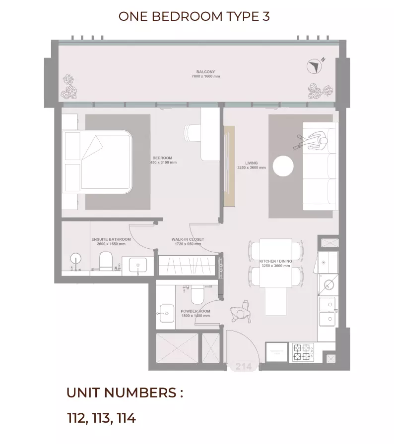 Unit floor plan image