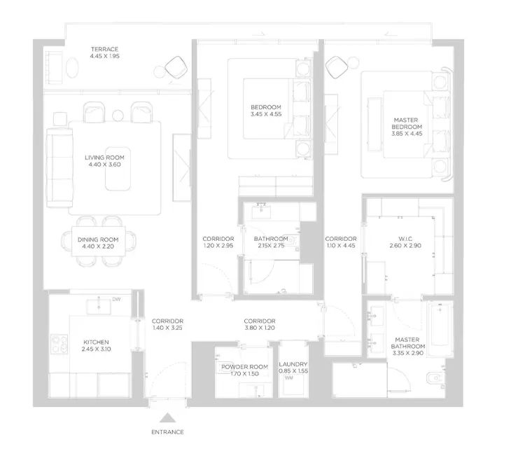 Rixos Phase 2 By Nakheel B4-Type B, 2 beds