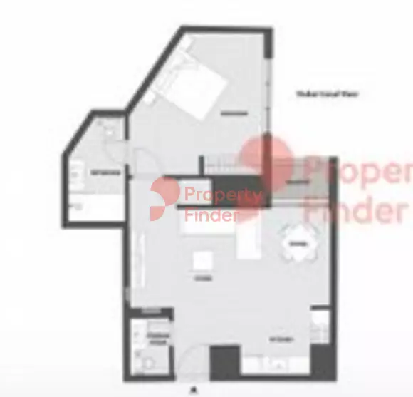 15 Northside Tower B Unit 111, First Floor, 1 bed