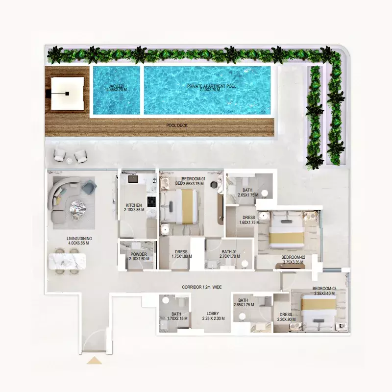 Unit floor plan image