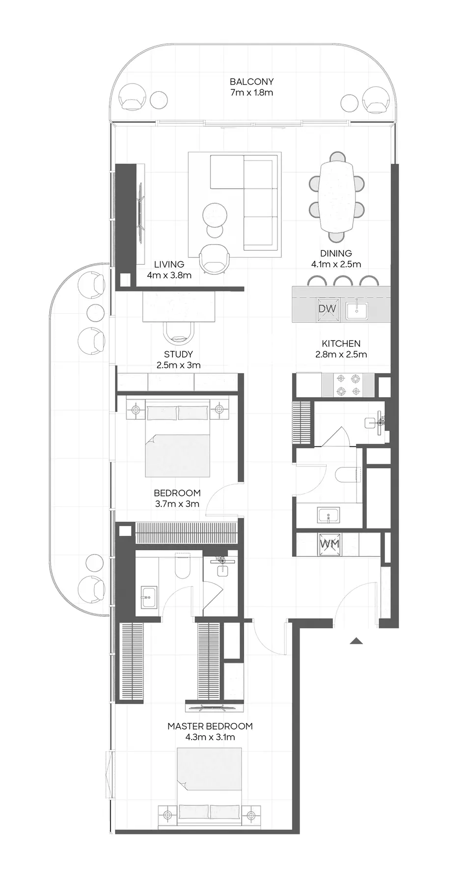 Unit floor plan image