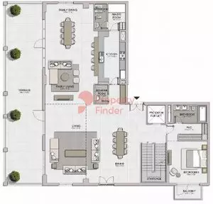 Le Ciel Type 1, 3 beds