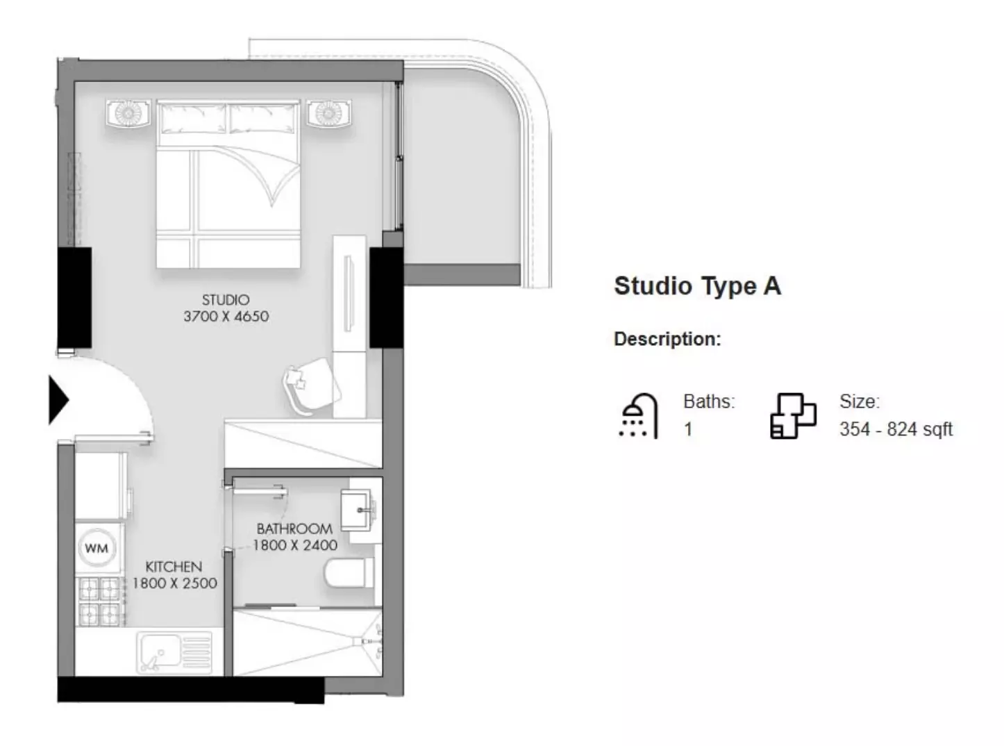 Unit floor plan image