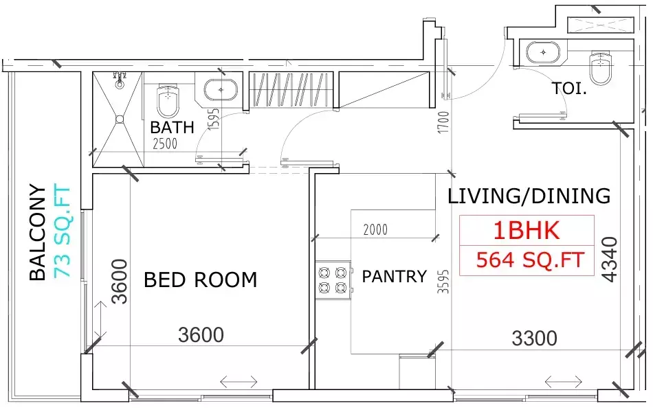 Unit floor plan image