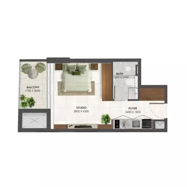 صورة مخطط ارضية الوحدة