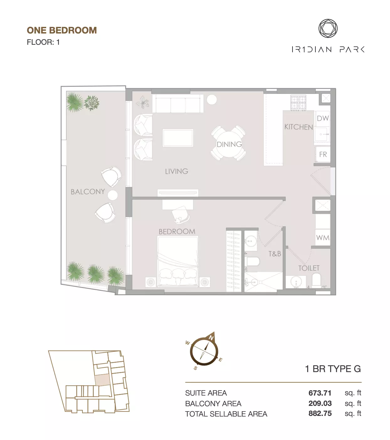 Unit floor plan image