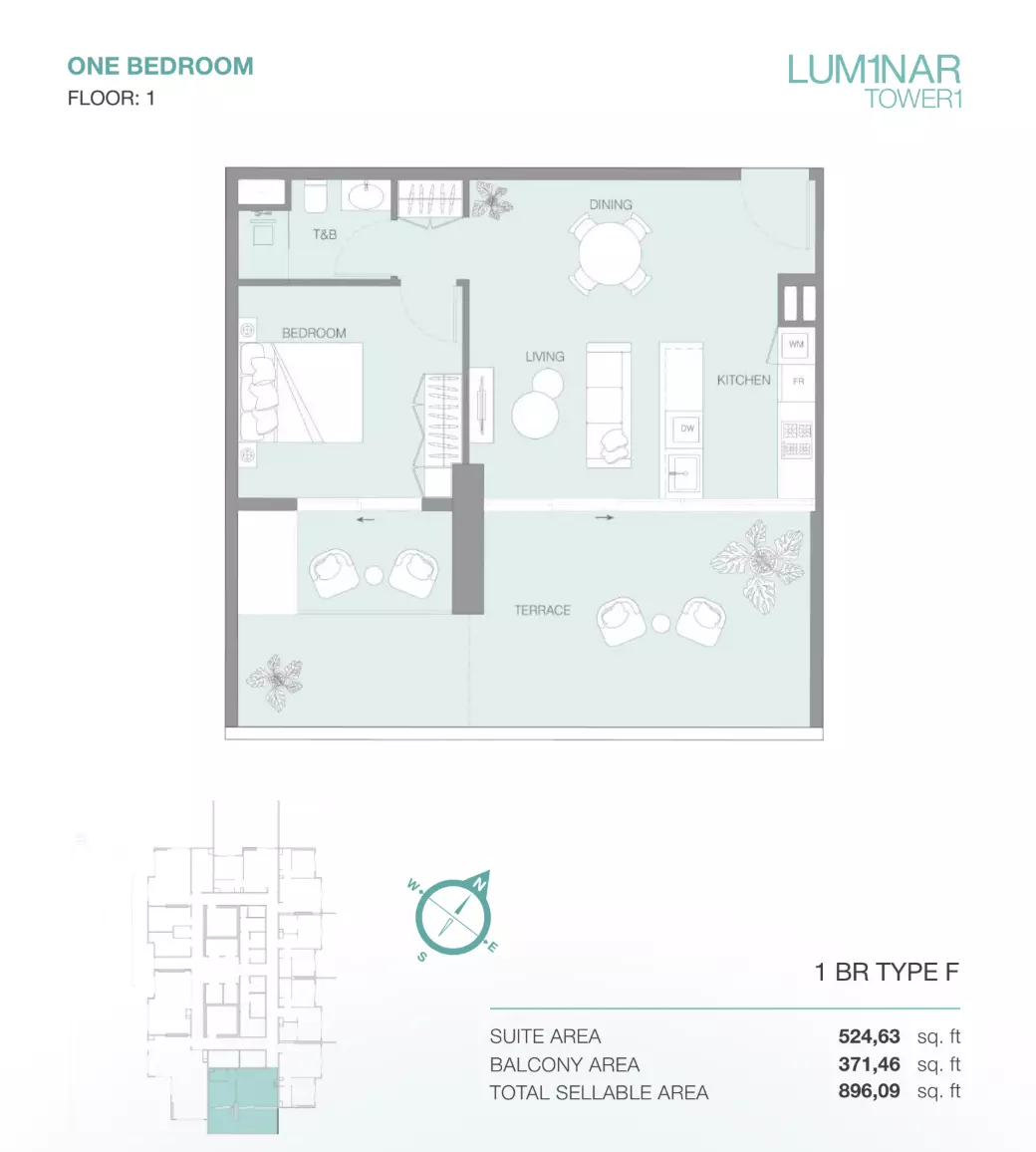 Unit floor plan image