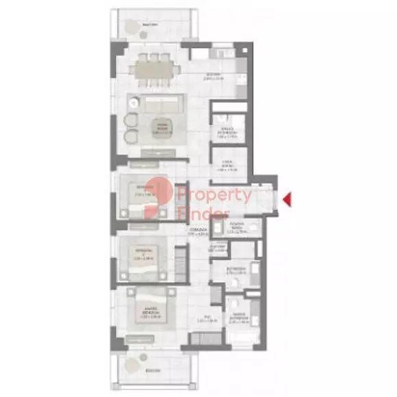 Creek Beach Surf Building 2, Level 7, 3 beds