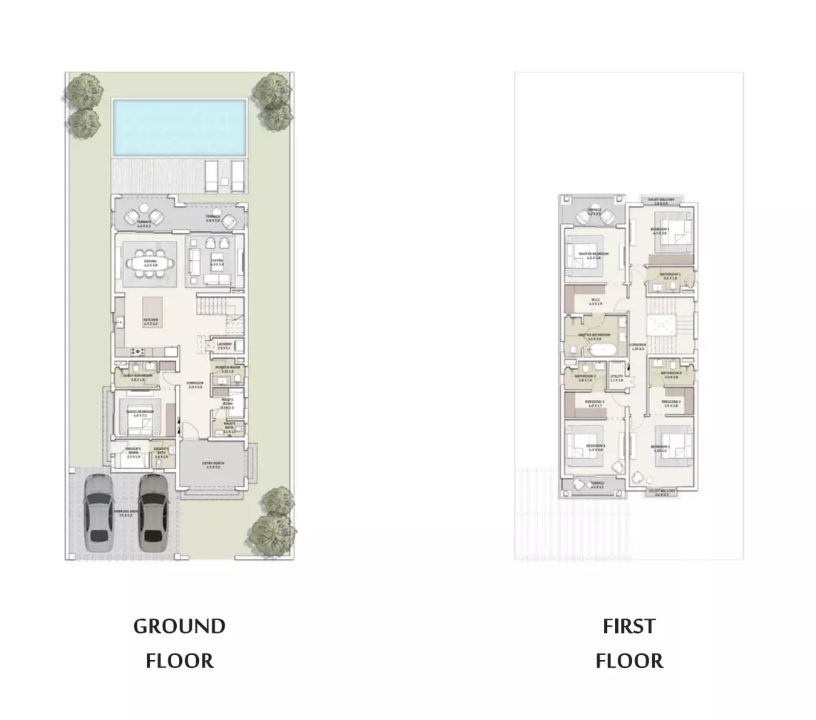 صورة مخطط ارضية الوحدة